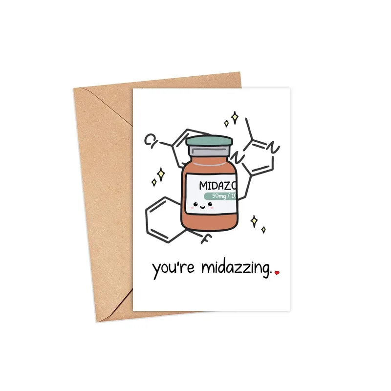 Midazzing Pun Card for Doctors and Nurses, Thank You Card