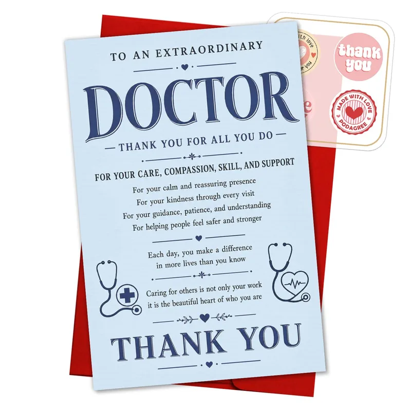 To An Extraordinary Doctor Card for Thanking Your Physician