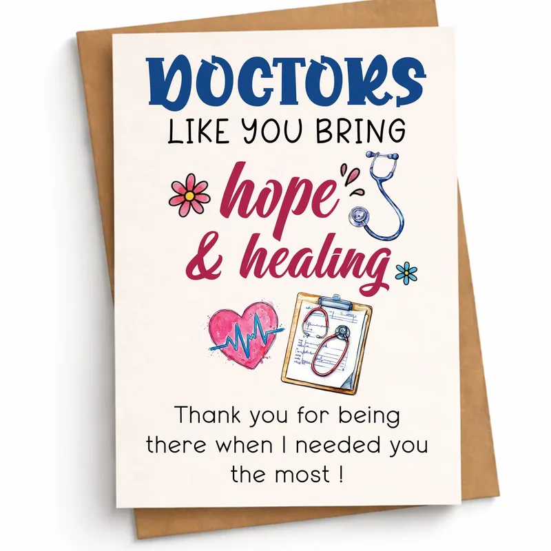 Doctors Like You Bring Hope Card for Your Physician