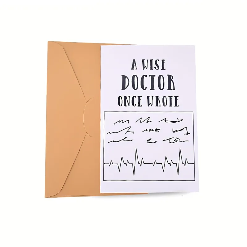 Doctor Retirement Card: A Wise Doctor Once Wrote