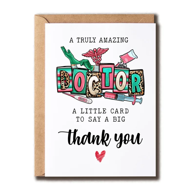 A Truly Amazing Doctor Card for Thank You Moments