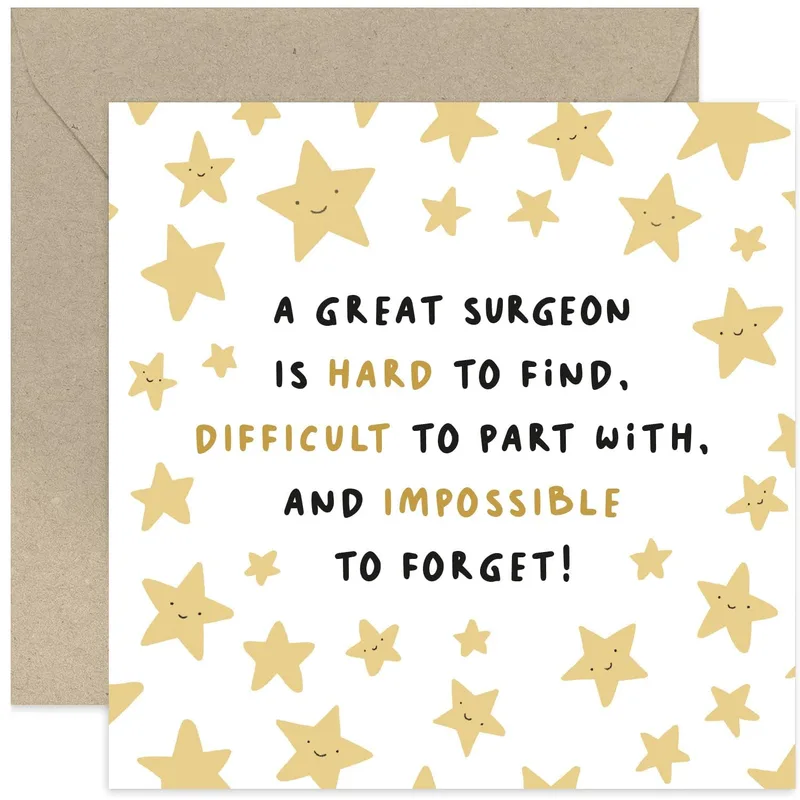 Thank You Surgeon Card for a Star Colleague