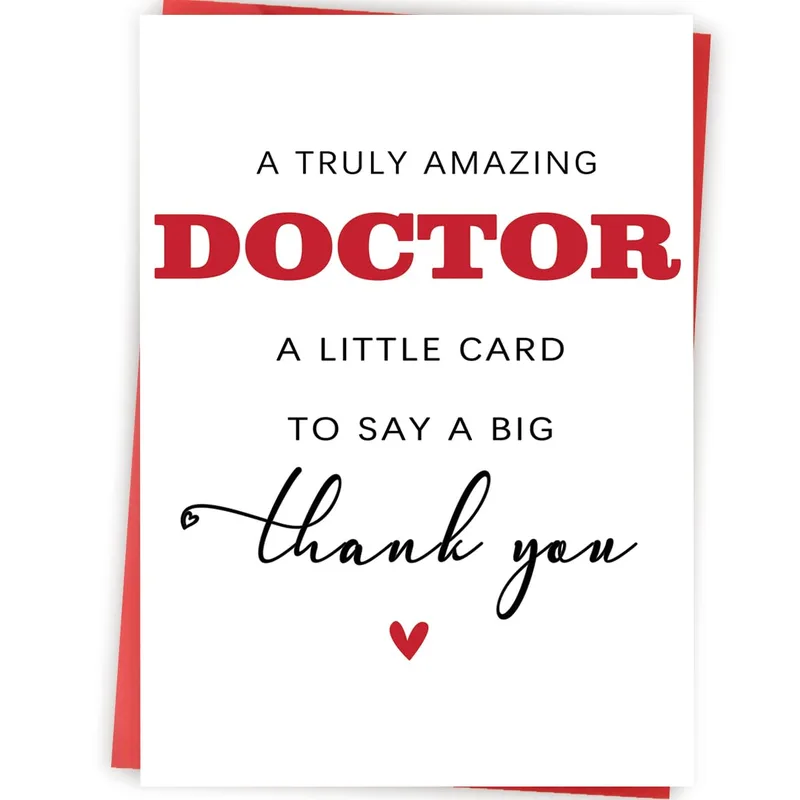 A Truly Amazing Doctor Thank Card for Medical Staff Appreciation