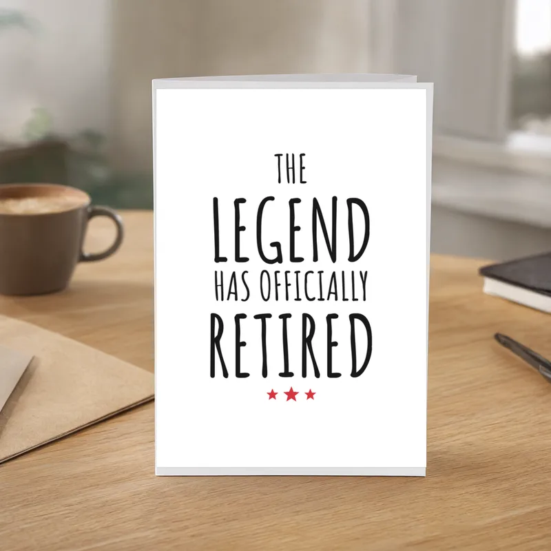 Retired Legend Card: The Legend Has Officially Retired – in everyday use