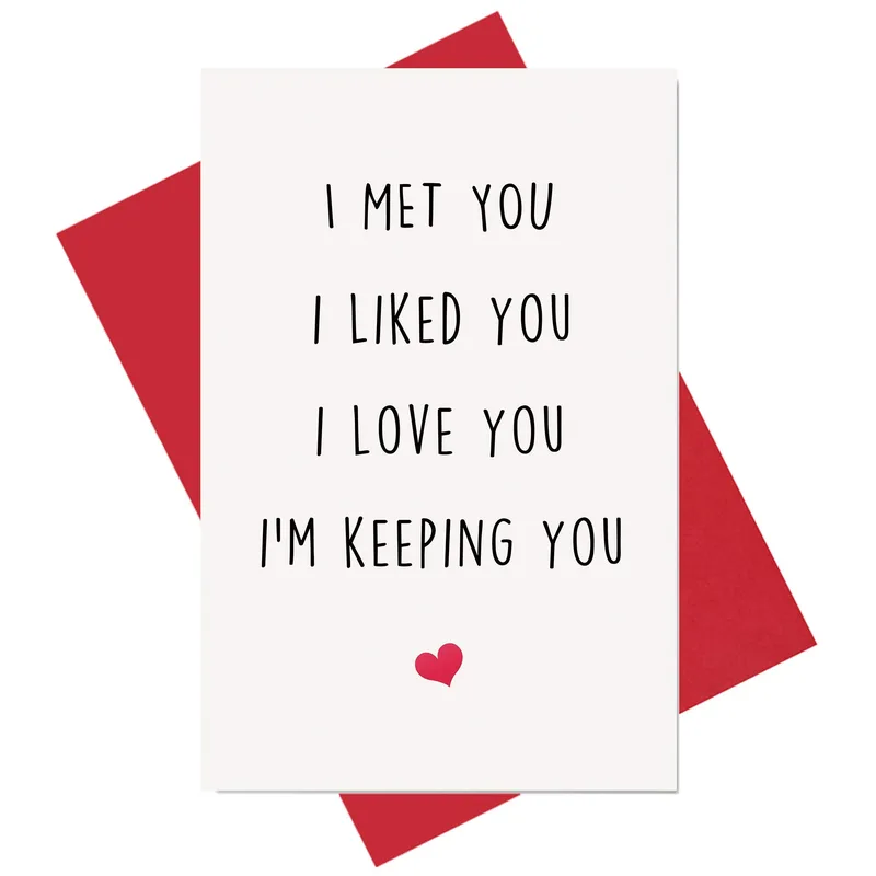Love You Card: Four Lines That Say It All
