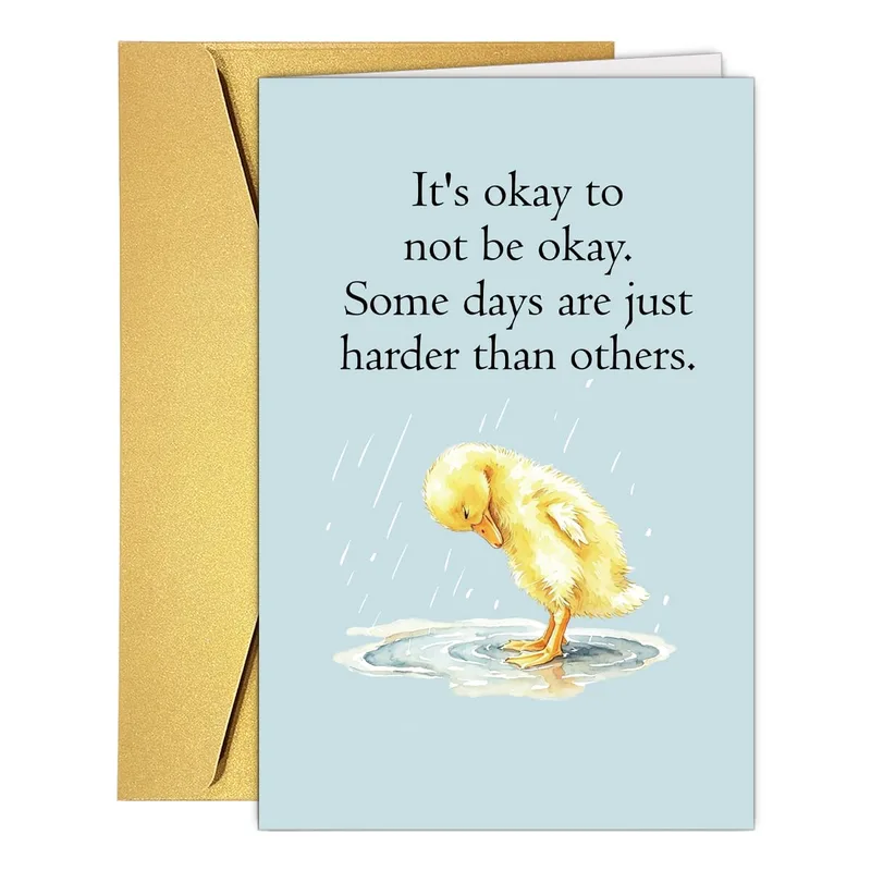 Okay to Not Be Okay Card: A Gentle Note for Hard Days