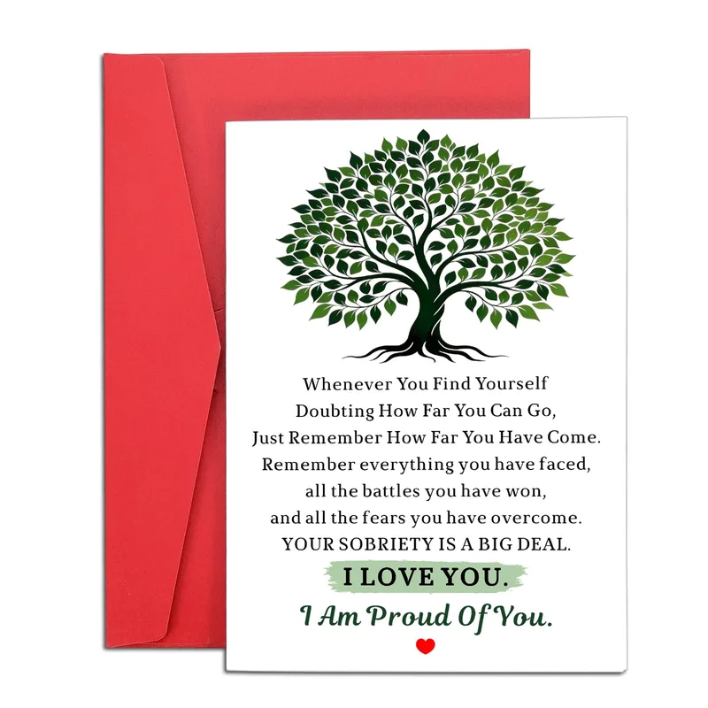Whenever You Find Yourself Doubting Card for Your Sobriety Milestone