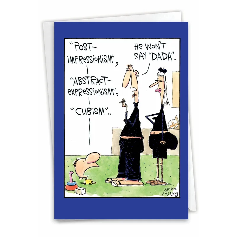Art Lover Card: A Funny Dada Joke for Congrats
