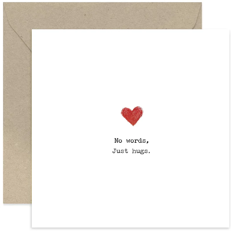 Heartfelt Condolence Card for Grieving Loved Ones