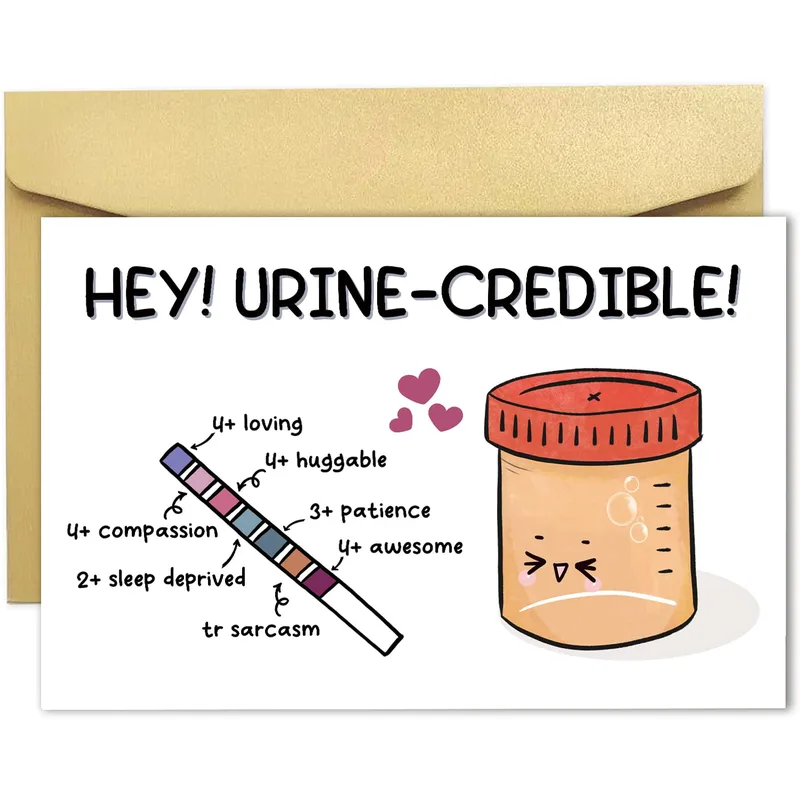 Urine Pun Card for the Nurse Who Got You Through It