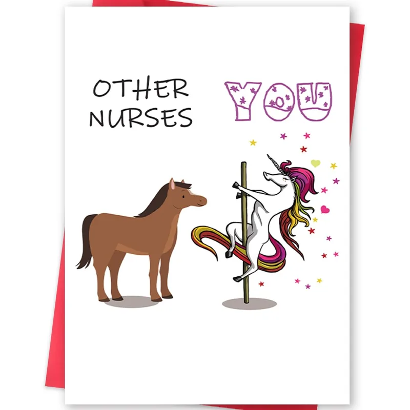 Funny Nurse Appreciation Card: Other Nurses vs. You