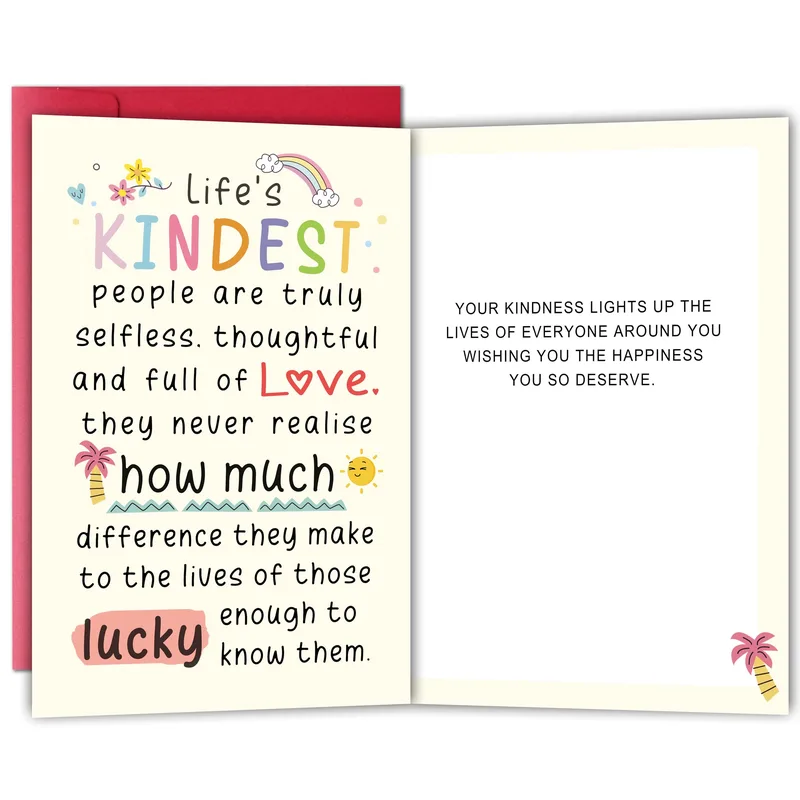 Thank You Kindness Card for the Kindest People You Know