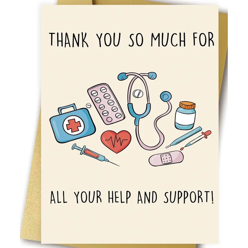 Medical Appreciation Card: Thanks for All Your Help