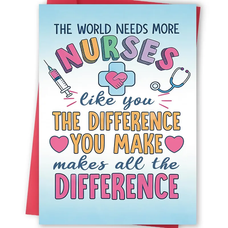 Nurses Week Card: The World Needs More Nurses Like You
