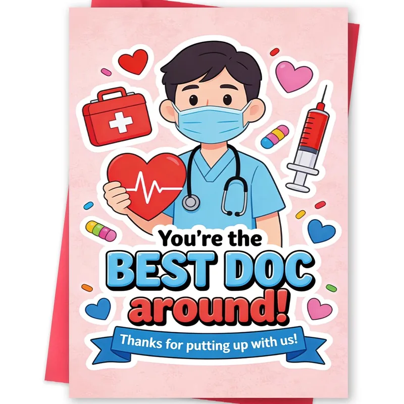 Best Doc Around Card: A Thank You for Your Care
