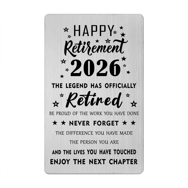 Happy Retirement the Legend Card for 2026 Retirees