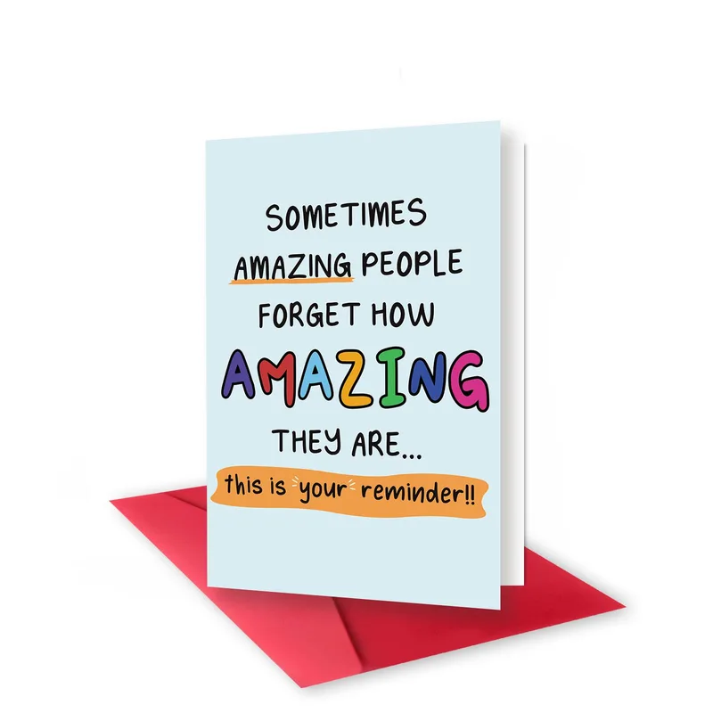 Amazing Person Reminder Card: A Friendly Nudge
