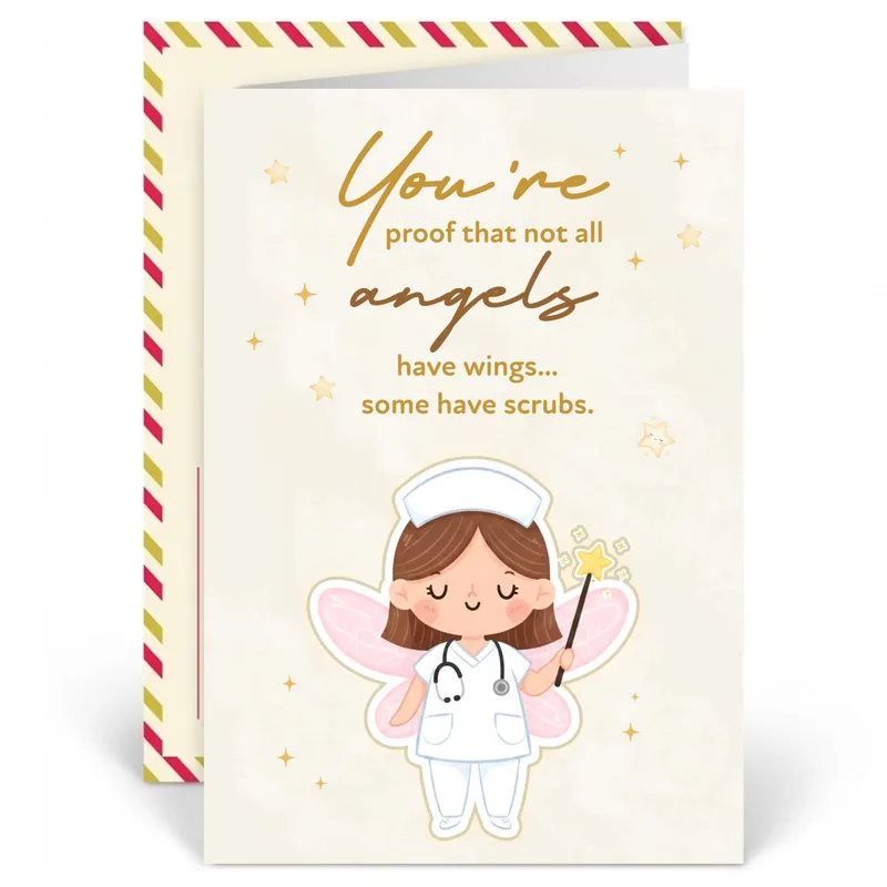 Angel Nurse Card: A Winged Thank You for Nurses