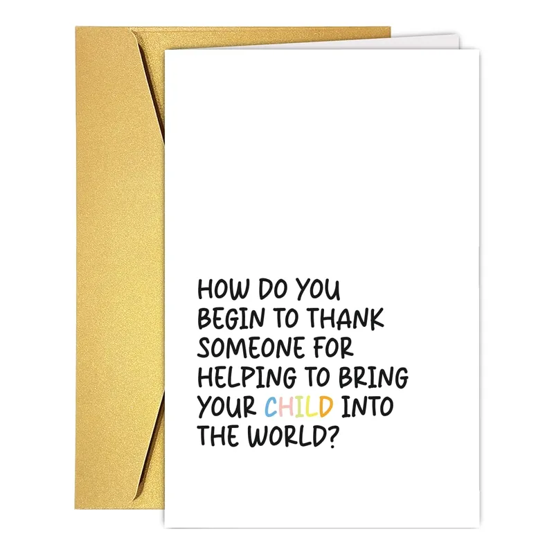 Doula Thank You Card: A Heartfelt Note for Your Support
