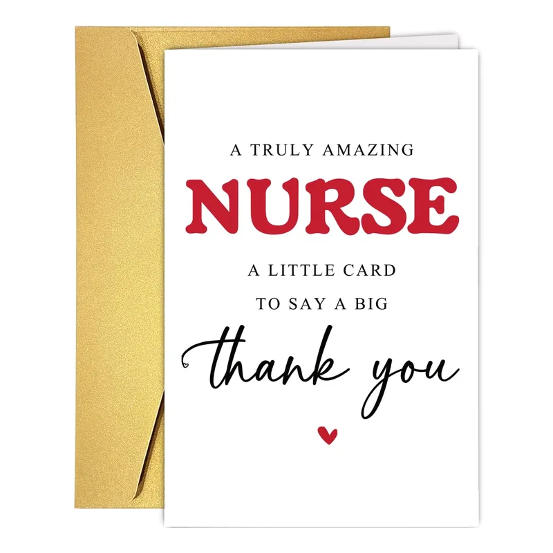 A Truly Amazing Nurse Card for Your Caregiver Thank You