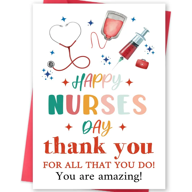 Happy Nurses Day Card: Thank You for All That You Do