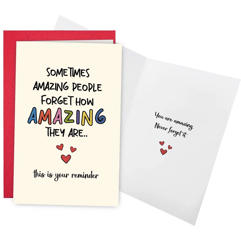 Sometimes Amazing People Forget Card for Encouragement