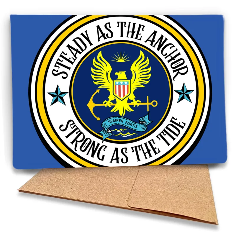 Navy Dad Card: Steady as the Anchor, Strong as the Tide
