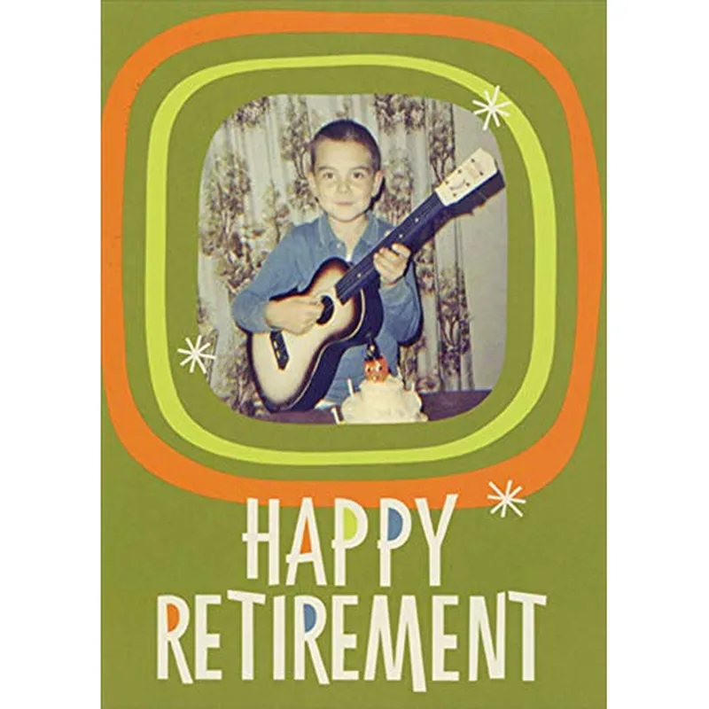 Retired Musician Card for the Man Who Played His Last Note