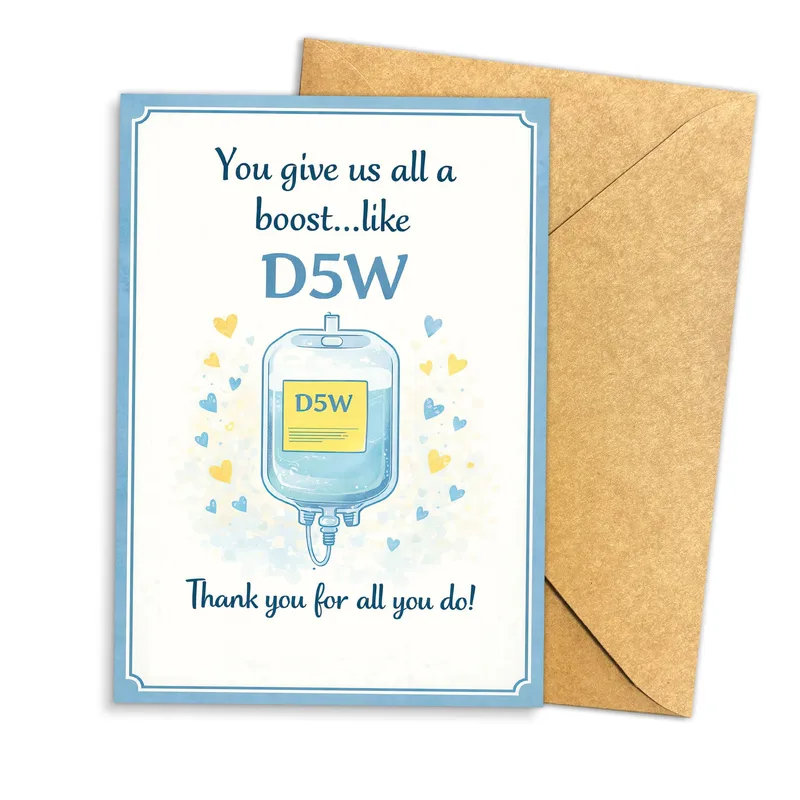 IV Nurse Appreciation Card: A Boost Joke for Your Team