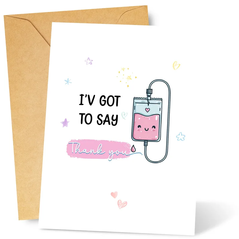 Chemo Nurse Thank You Card: A Sweet Note of Gratitude
