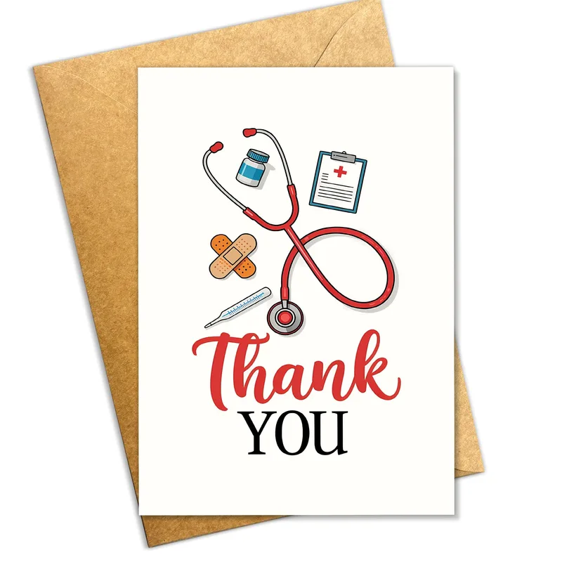 Medical Tools Illustration Card for Nurses and Doctors