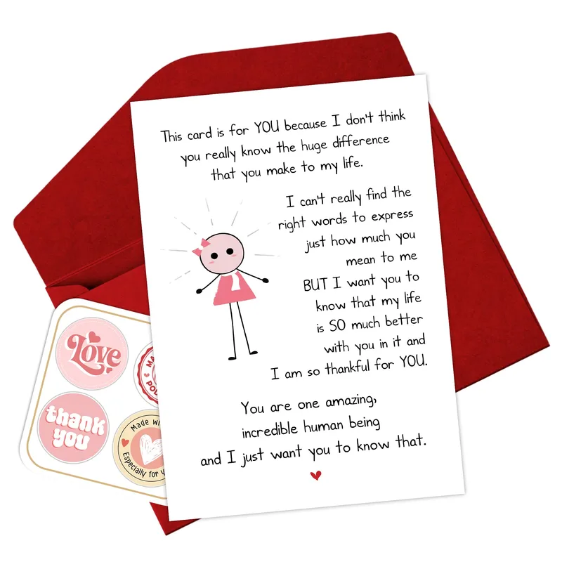 Amazing Friend Thank You Card: A Heartfelt Note for Someone Special