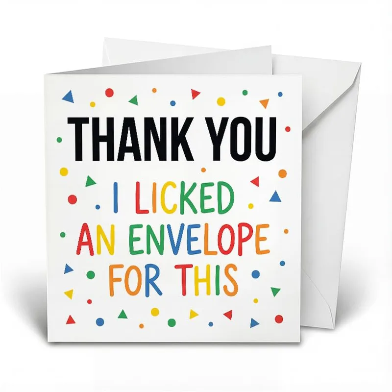 Thank You Envelope Card for a Little Extra Effort