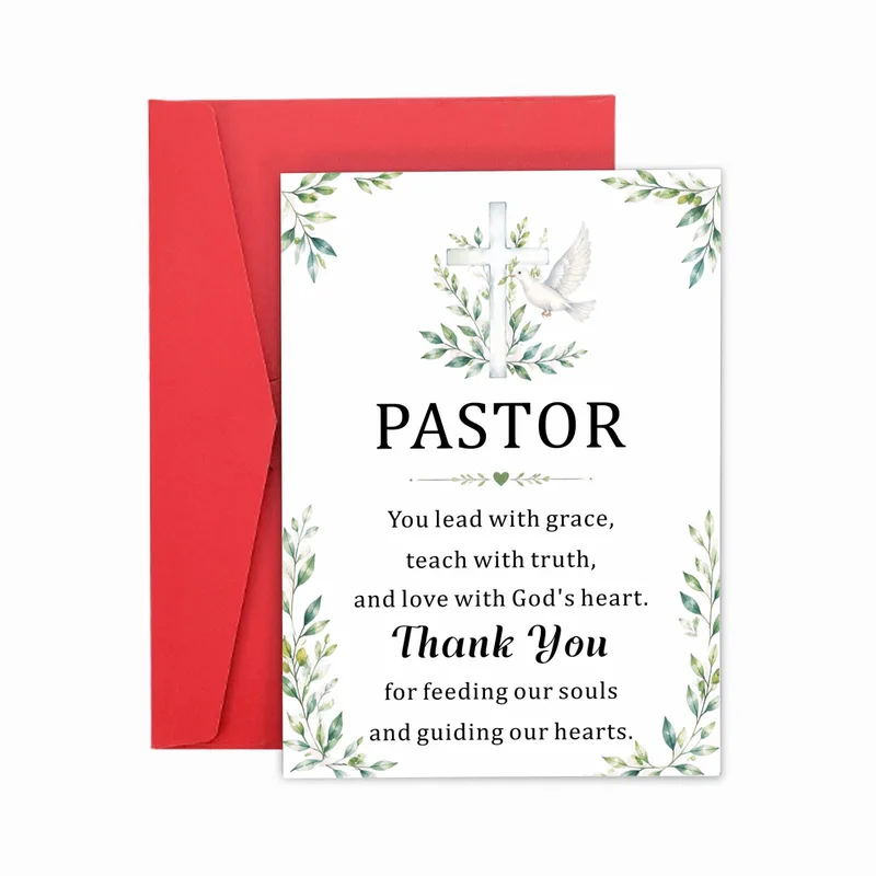 Pastor You lead Card: A Thank You for Faithful Shepherds