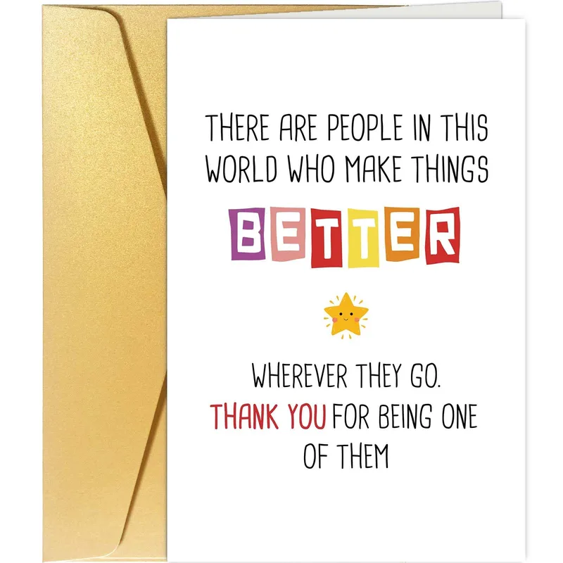 Make Things Better Card: A Thank You With a Smile