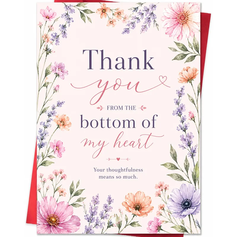 Thank You from the Bottom Card for Heartfelt Gratitude