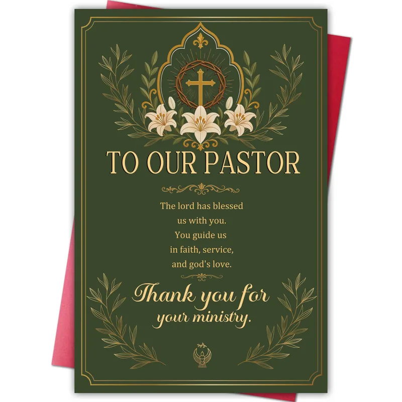 To Our Pastor The lord Card for Your Ministry Leader