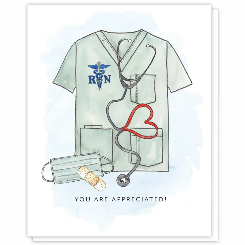 Registered Nurse Card: You Are Appreciated, Nurse