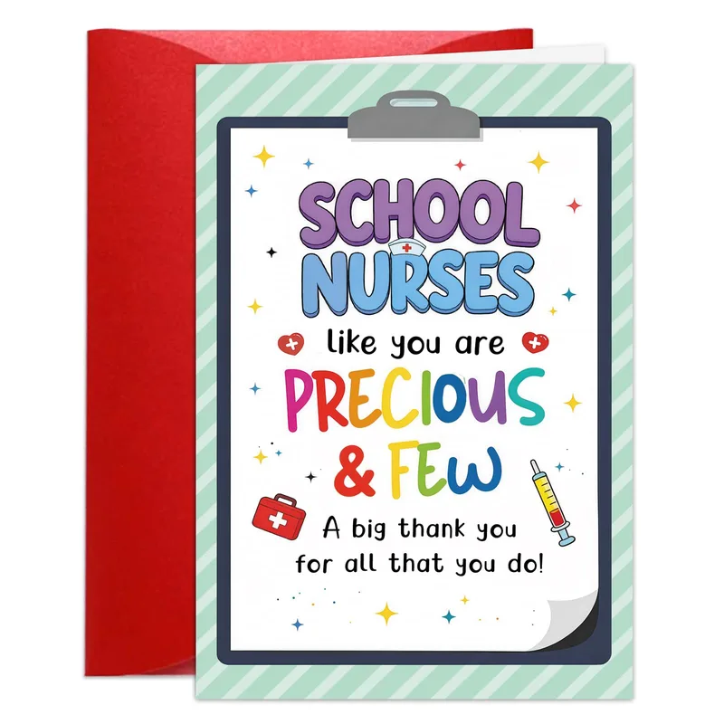 School Nurse Appreciation Card: Precious & Few Thanks