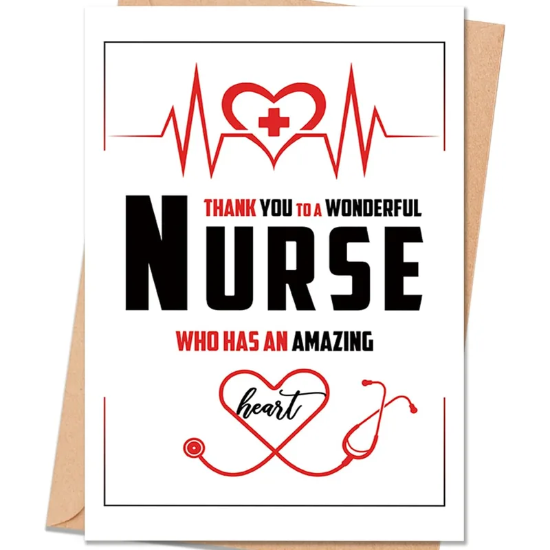 Thank You to a Wonderful Card for Nurses Who Care