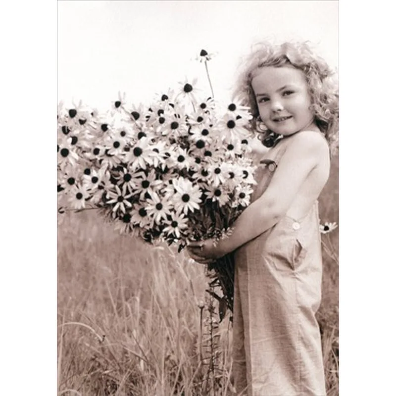Summer Field Flowers Card for a Thank You That Feels Like Sunshine