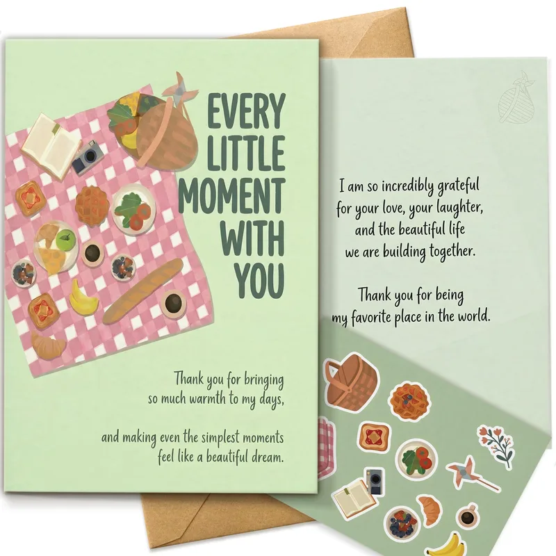 Picnic Date Card: Every Little Moment With You