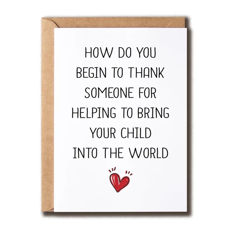 Labor and Delivery Nurse Card: Thank You for Bringing Baby Home