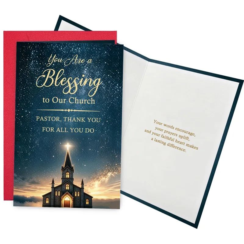 You Are a Blessing Card for Your Pastor and Church Leader