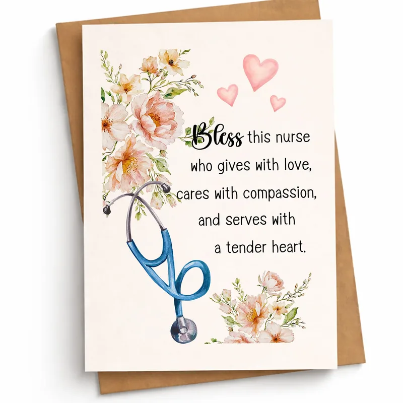 Caring Nurse Card: A Blessing for Healthcare Heroes