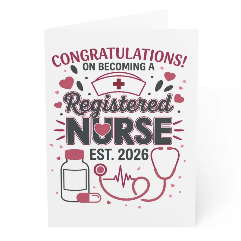 Registered Nurse 2026 Card: Congrats on Your New Start
