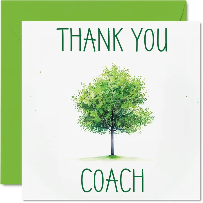 Thank You Coach Green Card for a Nature-Loving Mentor