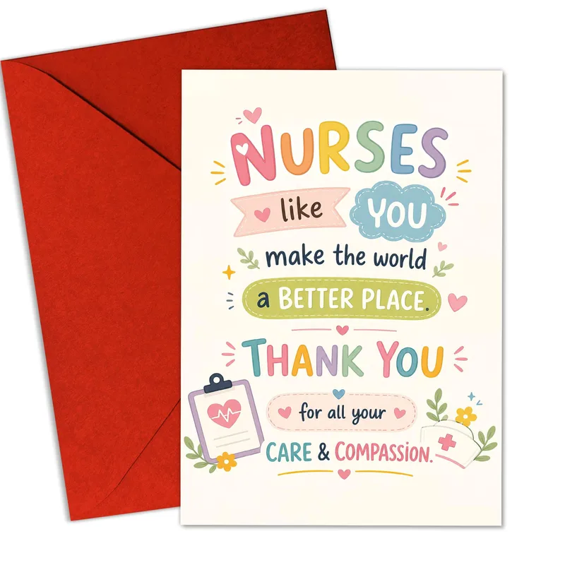 Nurses Like You Make Card Thank You Healthcare Gift