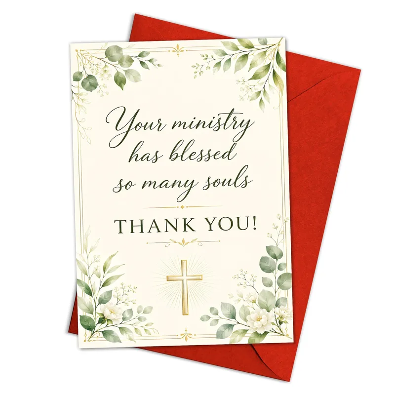 Your Ministry Card – Greeting Card in natural