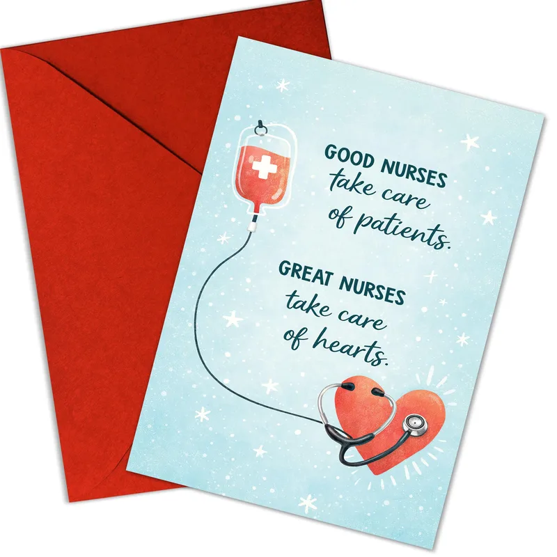 Great Nurses Card for the Healer Who Touched Your Life